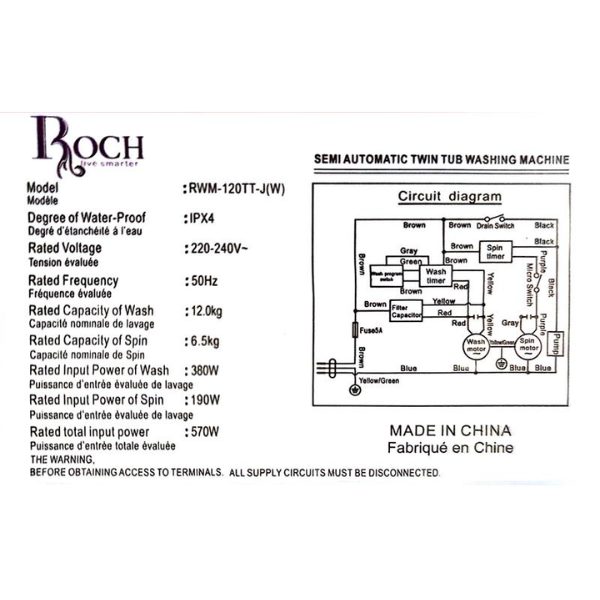 Roch 12kg Semi-Automatique